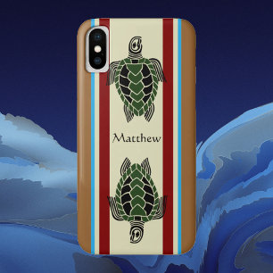 Stammes-Schildkröten iPhone X Hülle