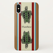 Stammes-Schildkröten Case-Mate iPhone Hülle (Rückseite)