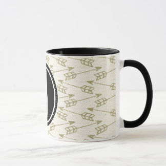 Stammes- schwarzes Monogramm der Pfeil-| Tasse