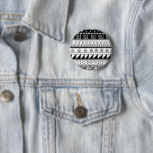 Stammes- Schwarzweiss-Muster Button (Beispiel)