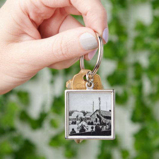 Stammes- Sitzung Schlüsselanhänger (Hand)