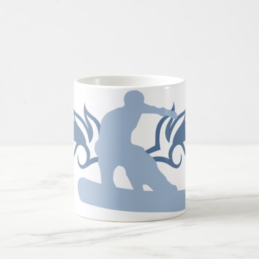 Stammes- Snowboard Kaffeetasse (Mittel)
