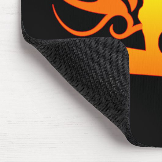 Stammes- Snowboarding. Mousepad (Ecke)