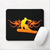 Stammes- Snowboarding. Mousepad (Mit Mouse)