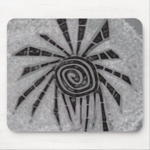 Stammes- Sonne Mousepad