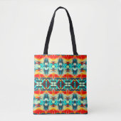 Stammes-Sonnen-Teppich Tasche (Vorderseite)