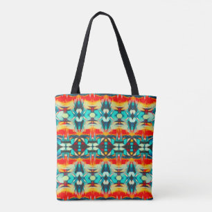 Stammes-Sonnen-Teppich Tasche