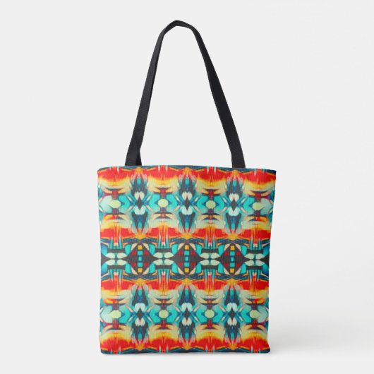 Stammes-Sonnen-Teppich Tasche (Rückseite)