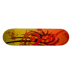 Stammes- Sonnenuntergang - kundenspezifisches Skateboard