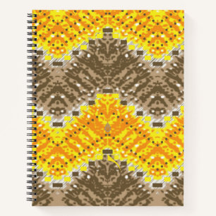Stammes-Spiralnotizbuch   Künstlerisches Journal m Notizblock