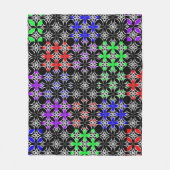 Stammes- Steppdecke Fleecedecke (Vorderseite)