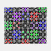 Stammes- Steppdecke Fleecedecke (Vorderseite (Horizontal))