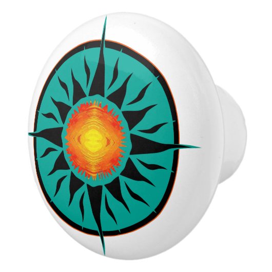 Stammes- Sun 11 Keramikknauf (Rechts)