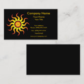 Stammes- Sun Visitenkarte (Vorne/Hinten)