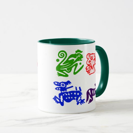 Stammes- Tasse der Tier-2 (VorderseiteRechts)