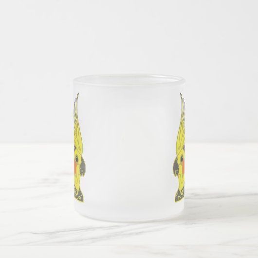 Stammes- Tätowierung des Cockatielpapageien Mattglastasse (Mittel)