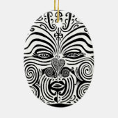 Stammes- Tätowierungs-Entwurf - Neuseeland Maori- Keramikornament (Hinten)