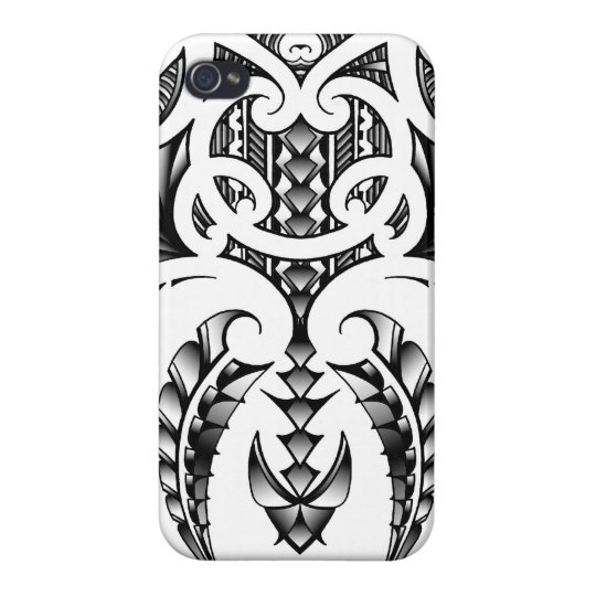 Stammes Tatowierungsentwurf In Der Maori U Iphone Hulle Zazzle De