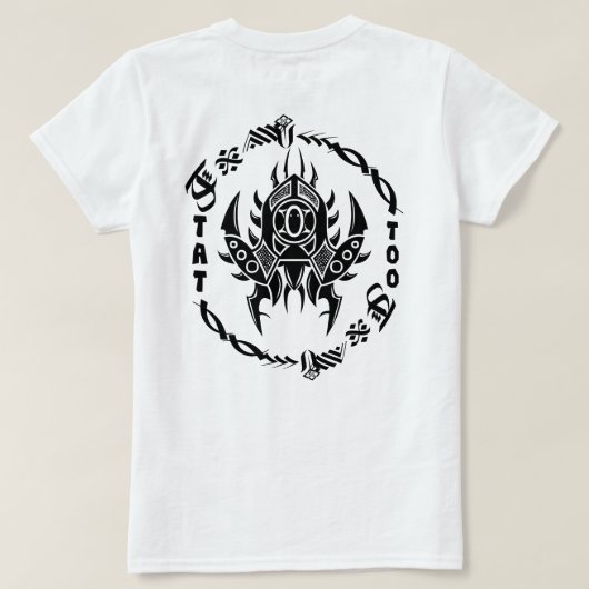 Stammes-Tattoo T-Shirt (Design Rückseite)