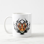 Stammes- Tiger-Tätowierung Kaffeetasse (Links)