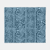 Stammes Vintag ethnisch nahtlos Fleecedecke (Vorderseite (Horizontal))
