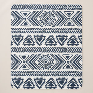 Stammes-vintage-ethnisches nahtloses Muster Sherpadecke