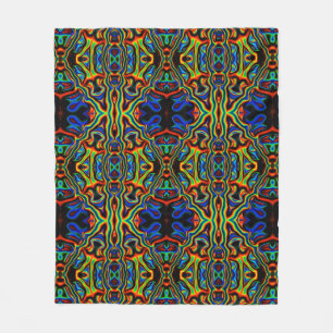 Stammes- Visions-psychedelische Fleecedecke