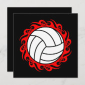 Stammes- Volleyball Einladung (Vorne/Hinten)