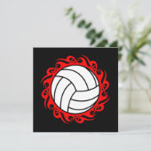 Stammes- Volleyball Einladung (Stehend Vorderseite)