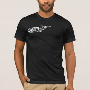 Stammes- Wal-Tätowierung 4 T-Shirt