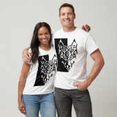 Stammes- Wolf-Art T-Shirt (Unisex)
