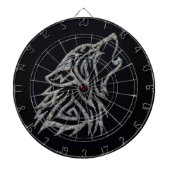 Stammes- Wolf Dartboard Dartscheibe (vorne)