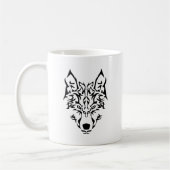 Stammes- Wolf Kaffeetasse (Links)