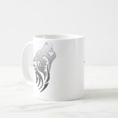 Stammes- Wolf Kaffeetasse (Vorderseite Links)
