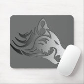 Stammes- Wolf Mousepad (Mit Mouse)