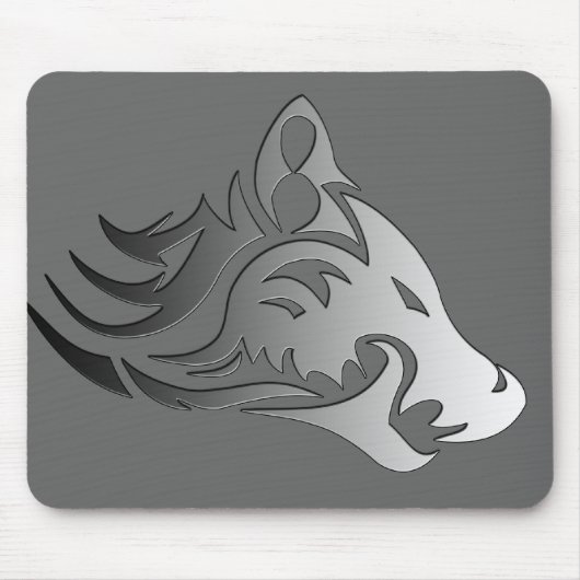 Stammes- Wolf Mousepad (Vorne)