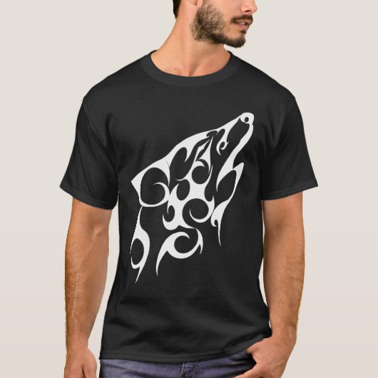 Stammes- Wolf T-Shirt (Vorderseite)
