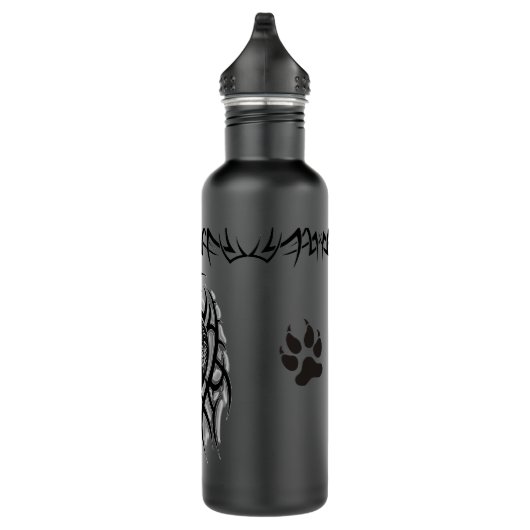 Stammes- Wölfe Trinkflasche (Rechts)
