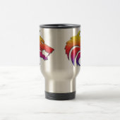 Stammes- Wolfreise-Tasse Reisebecher (Mittel)