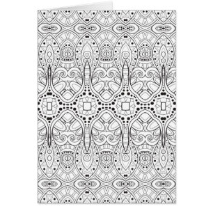 Stammes- Zendoodle Entwurf