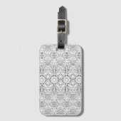 Stammes- Zendoodle Entwurf Gepäckanhänger (Vorderseite Vertikal)