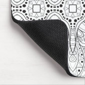 Stammes- Zendoodle Entwurf Mousepad (Ecke)