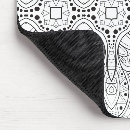 Stammes- Zendoodle Entwurf Mousepad (Ecke)