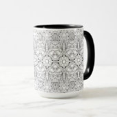 Stammes- Zendoodle Entwurf Tasse (VorderseiteRechts)