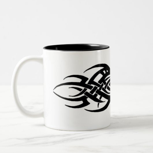 Stammes- Zweifarbige Tasse (Links)