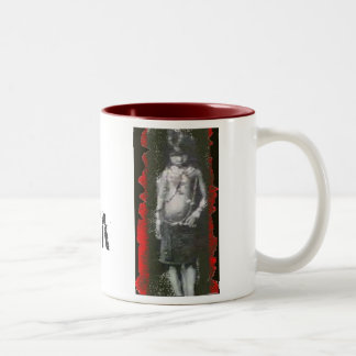 STAMMES- ZWEIFARBIGE TASSE