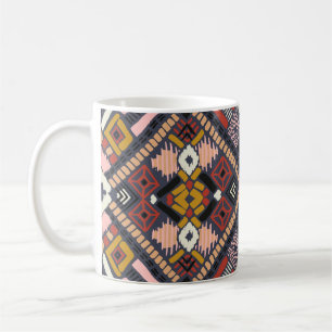 Stammesafrikanisches Chevron-Aztek-Muster Kaffeetasse