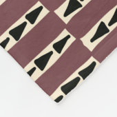 Stammesafrikanisches Chevron-Muster Fleecedecke (Ecke)