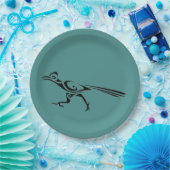 Stammesbahnläufer-Silhouette Pappteller (Party)