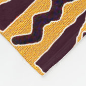 "Stammesbänder": Fleecedecke (Ecke)